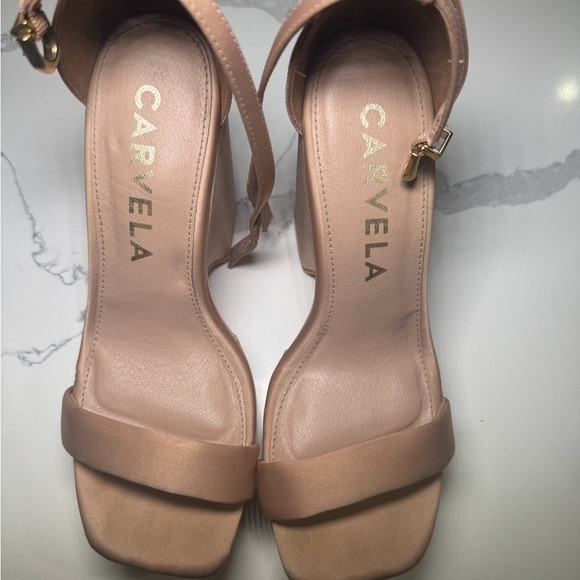 Carvela Shoes - Women's Tan Muave Wedge Sandals